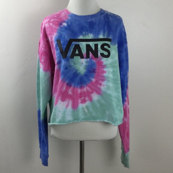 VANS Tie Dye Sweatshirt l - Picture 2 of 9